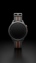 Pulse Smartwatch with orange accents