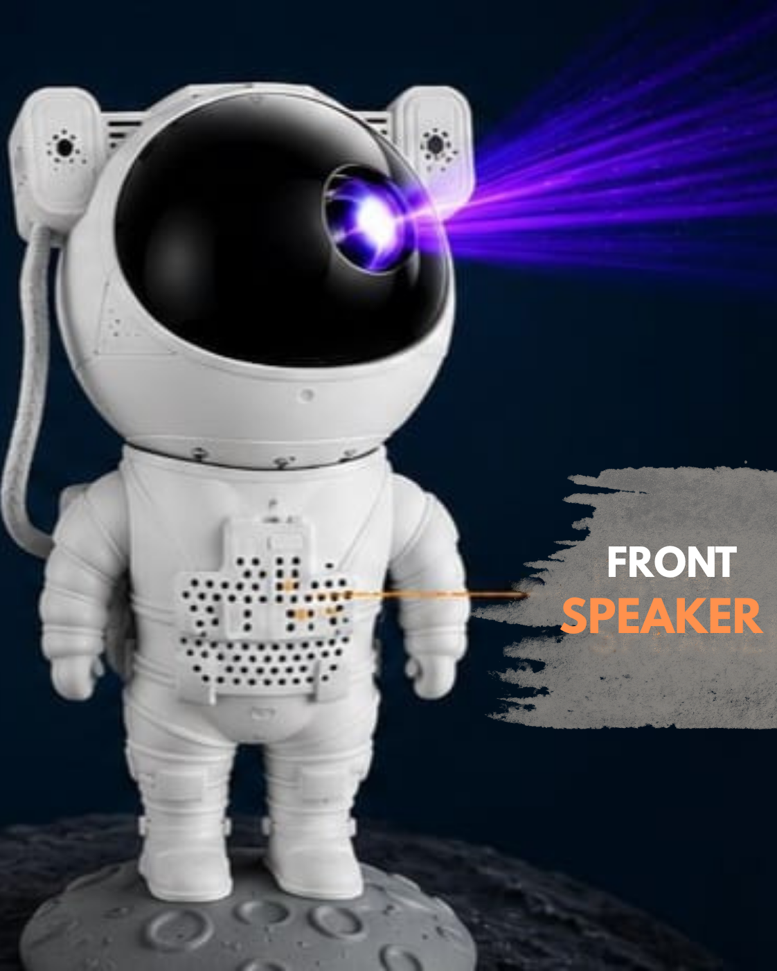 ASTRONAUT STAR PROJECTOR LAMP WITH LOUDSPEAKER