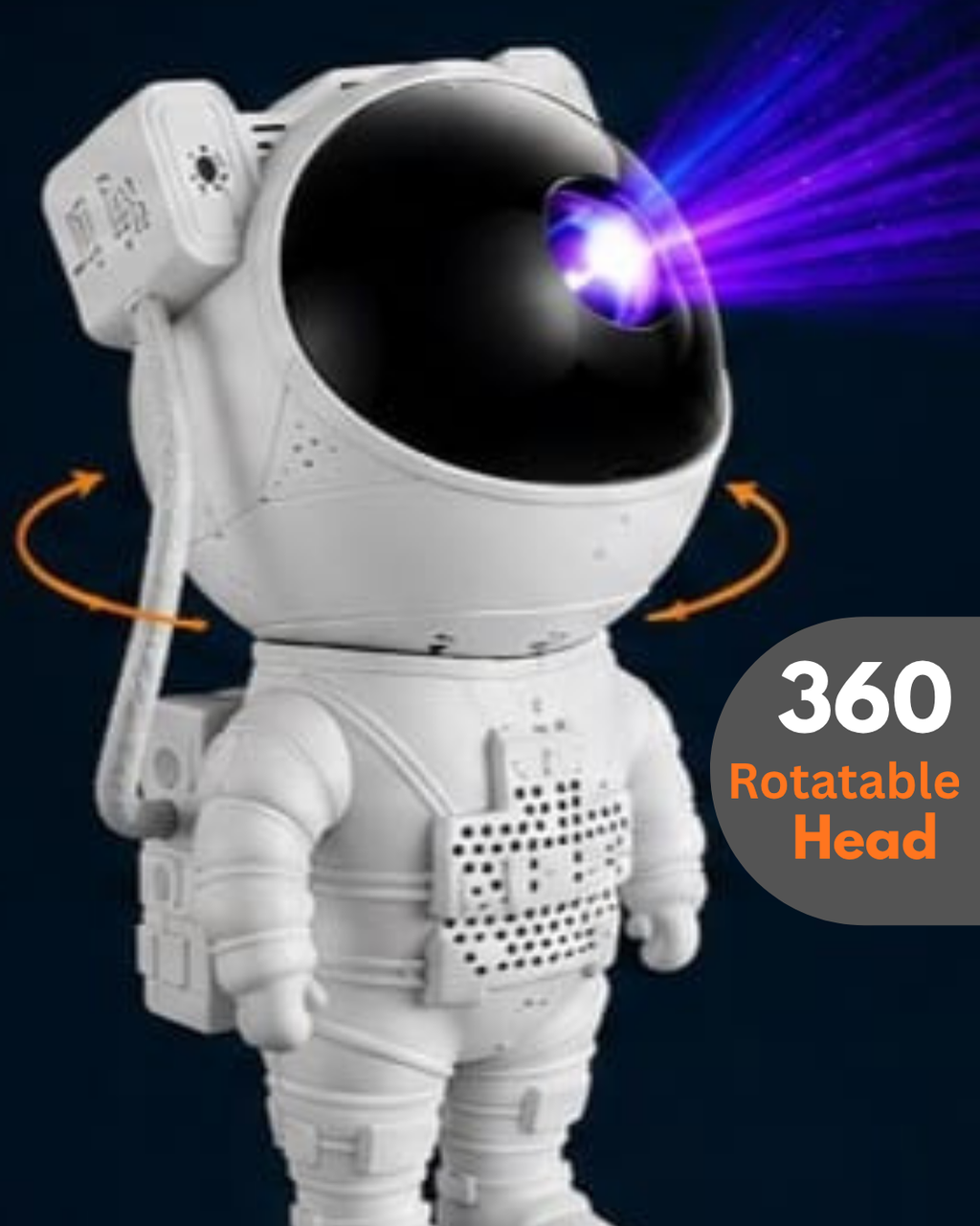 ASTRONAUT STAR PROJECTOR LAMP WITH LOUDSPEAKER