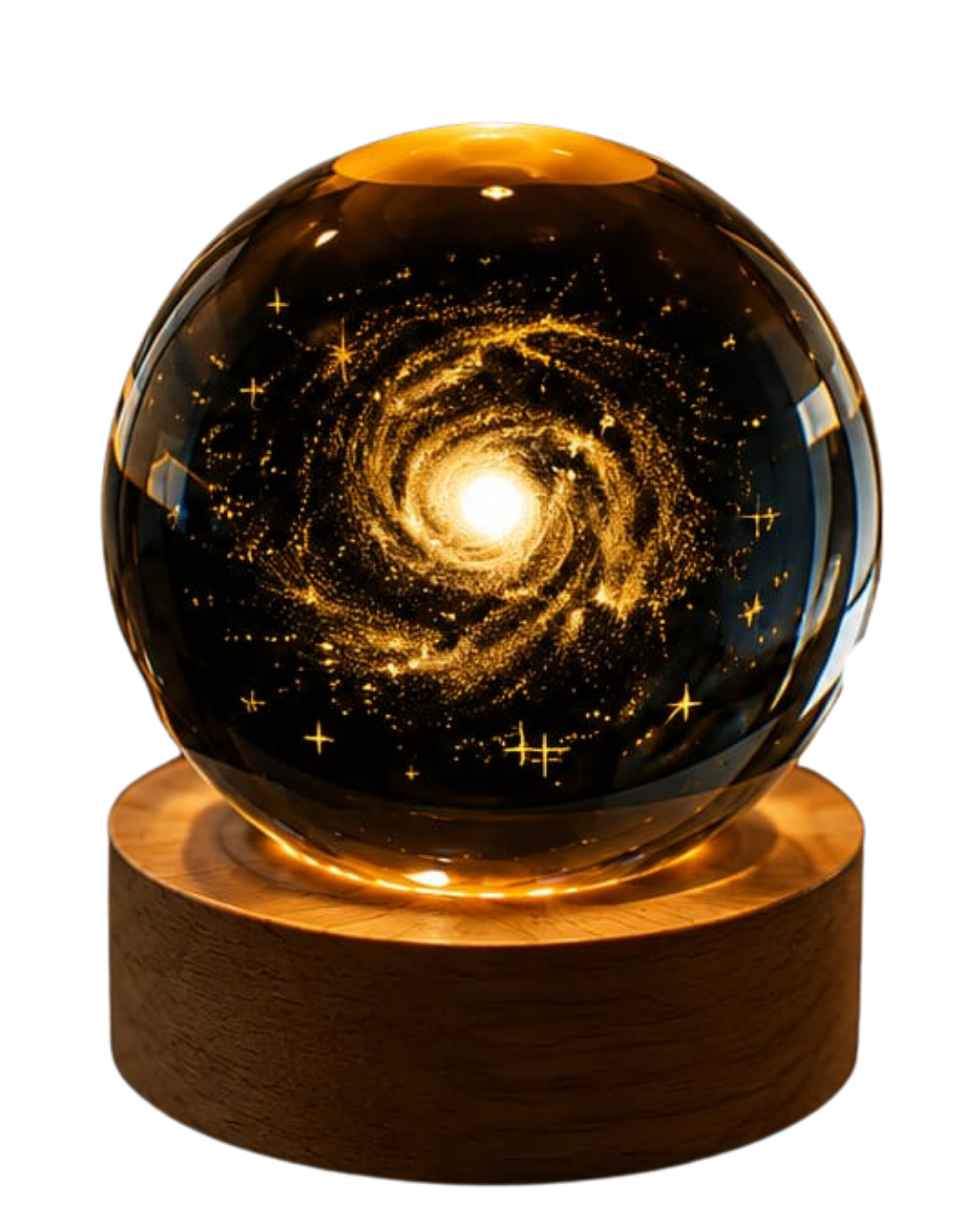CRYSTAL BALL NIGHT LIGHT 3D
