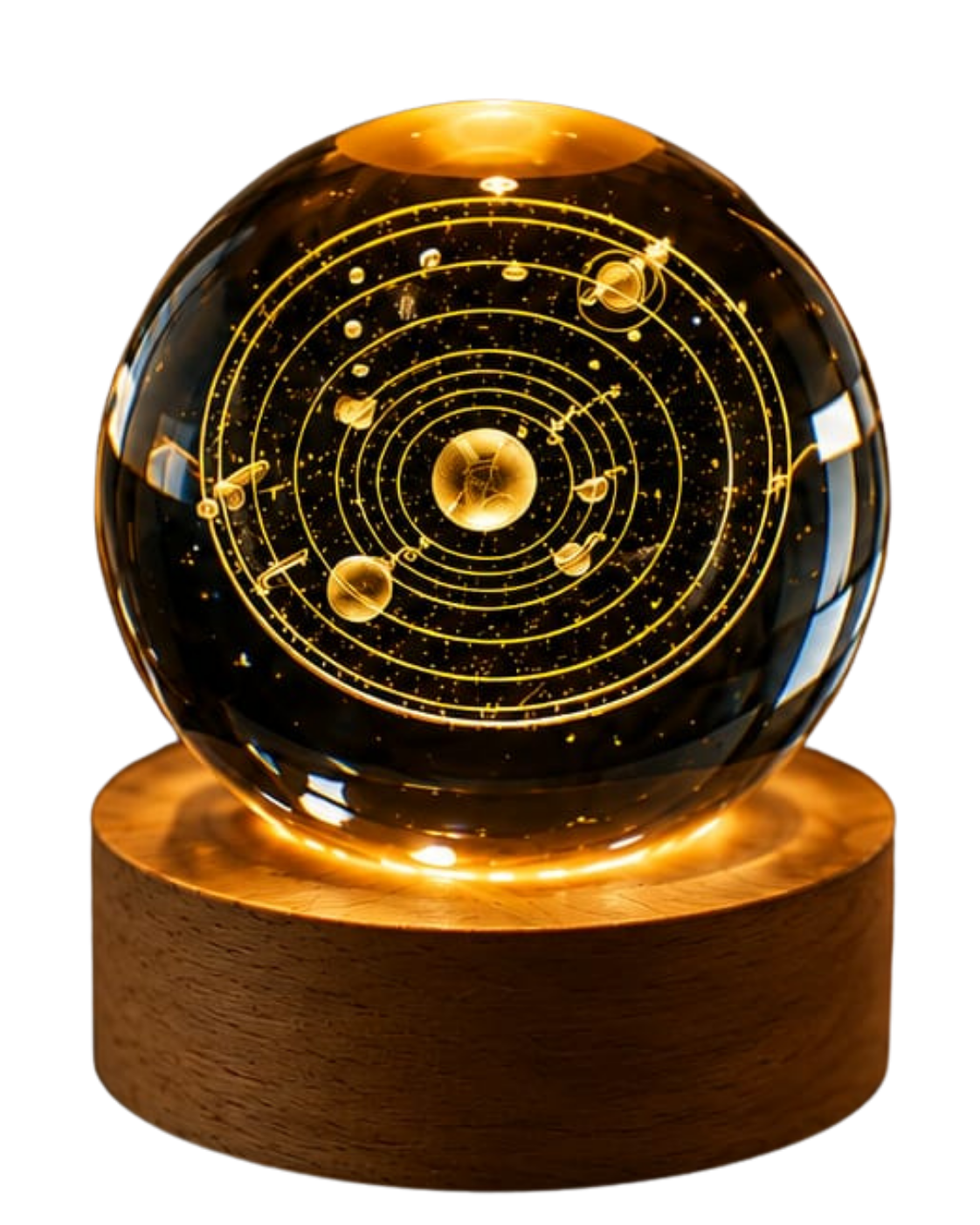 CRYSTAL BALL NIGHT LIGHT 3D