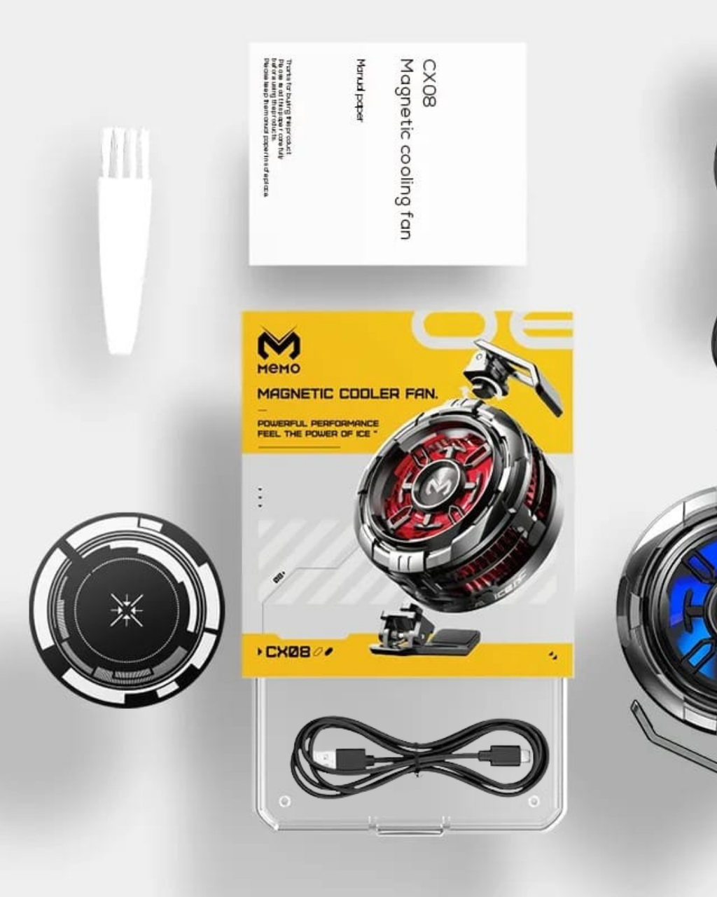 MEMO CX08 Pro Magnetic Cooling Fan