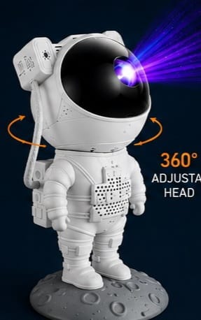 ASTRONAUT STAR PROJECTOR LAMP WITH LOUDSPEAKER