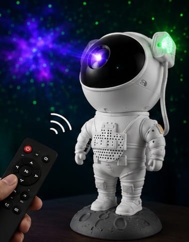 ASTRONAUT STAR PROJECTOR LAMP WITH LOUDSPEAKER